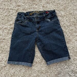 Girls Arizona Jean Co Bermuda Jean Shorts Size 12 1/2 Plus